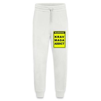 Warnung Krav Maga Süchtiger - Jogginghose - made by SPREAD - OFF WHITE - Vorne