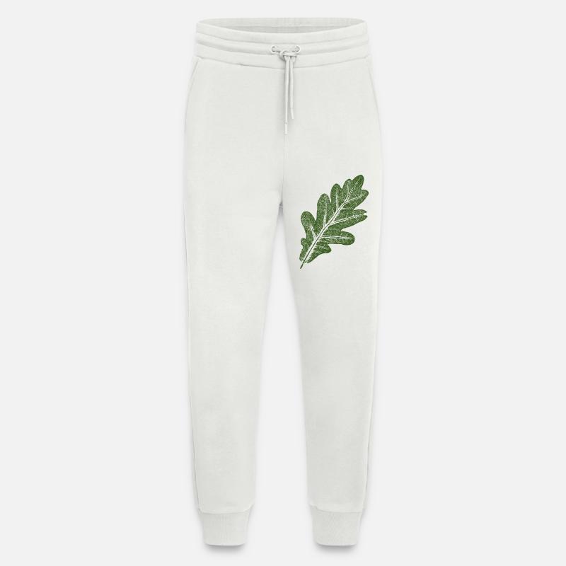 Eichenblatt / Grün - Jogginghose - made by SPREAD - OFF WHITE
