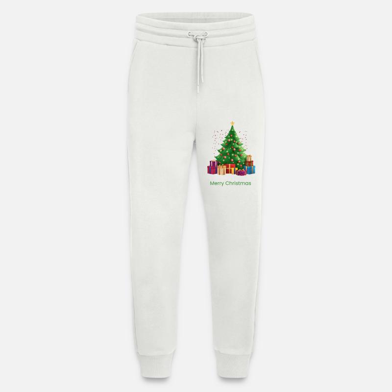 Merry_Christmas_-1- - Jogging Pants - made by SPREAD - OFF WHITE