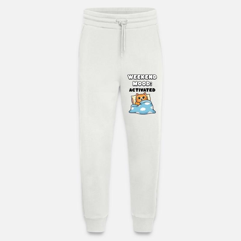 Weekend Mood - Jogginghose - made by SPREAD - OFF WHITE