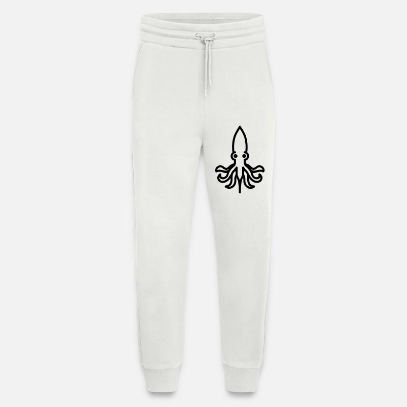 squid - Jogging Pants - made by SPREAD  - OFF WHITE