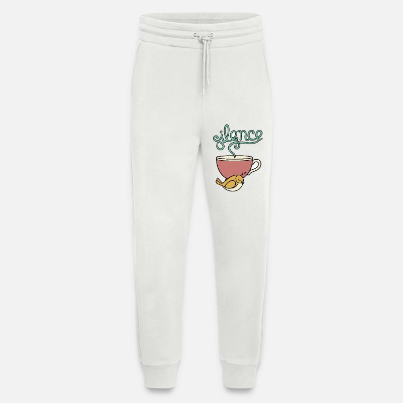 Stille in einer Tasse Tee - Jogginghose - made by SPREAD - OFF WHITE