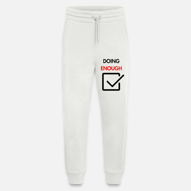 Doing enough - Jogging Pants - made by SPREAD  - OFF WHITE