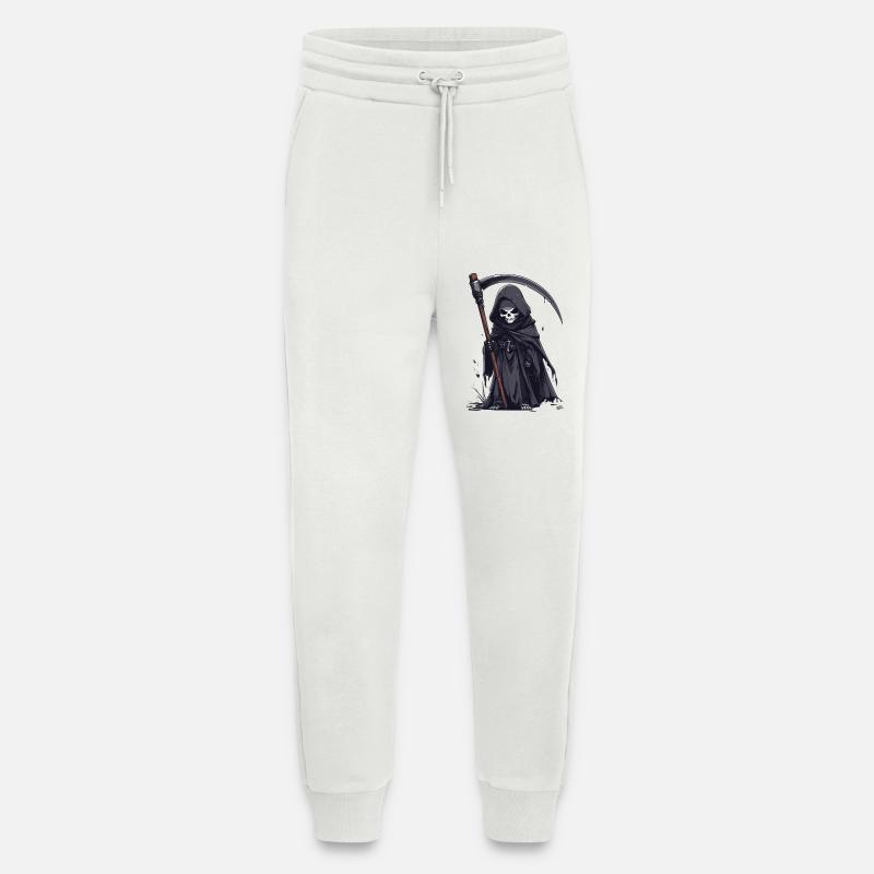 Grim Reaper in black robe - Jogging Pants - made by SPREAD  - OFF WHITE