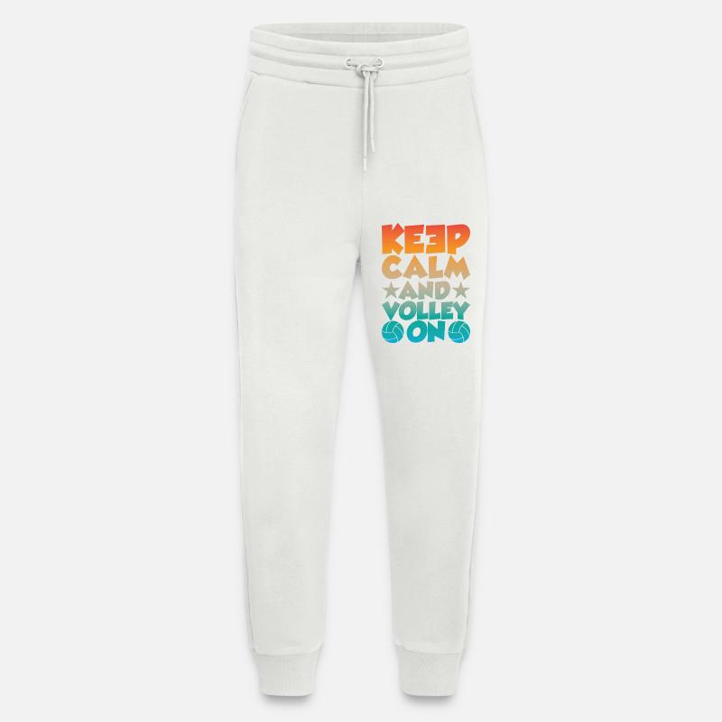 Keep Calm and Volley on - Jogginghose - made by SPREAD - OFF WHITE