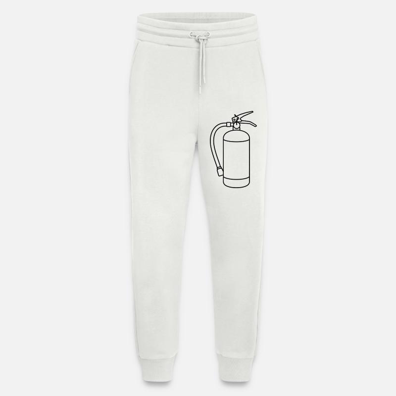 fire extinguisher - Jogging Pants - made by SPREAD  - OFF WHITE