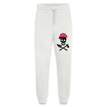 Schwarzwald Totenkopf Bollenhut Axt - Pure Heimat - Jogginghose - made by SPREAD - OFF WHITE - Vorne