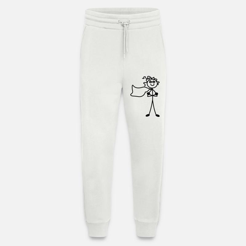 Super Mädchen mit Umhang - Jogginghose - made by SPREAD - OFF WHITE