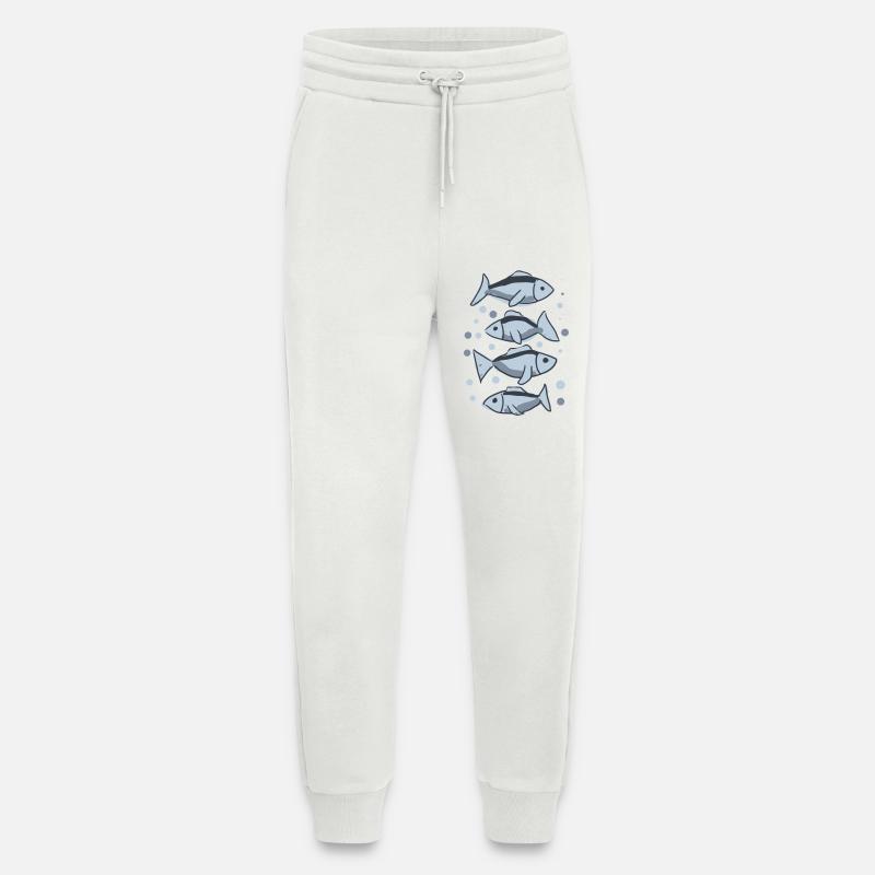 Fische - Jogginghose - made by SPREAD - OFF WHITE