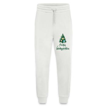frohe weihnachten tannenbaum tanne xmas Symbol - Jogginghose - made by SPREAD - OFF WHITE - Vorne