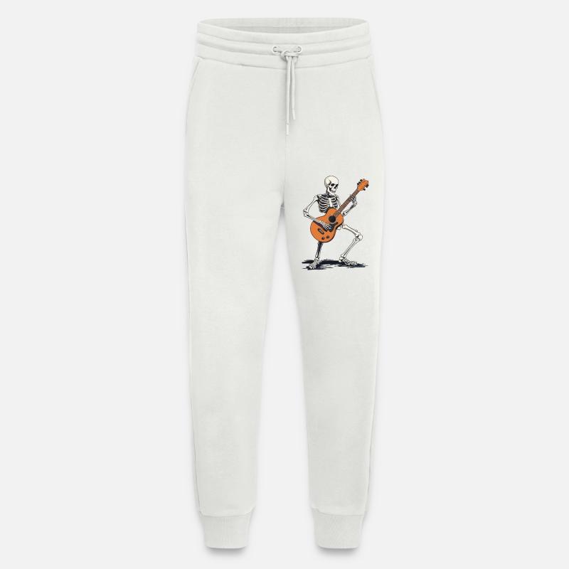 Skelett mit Gitarre - Jogginghose - made by SPREAD - OFF WHITE