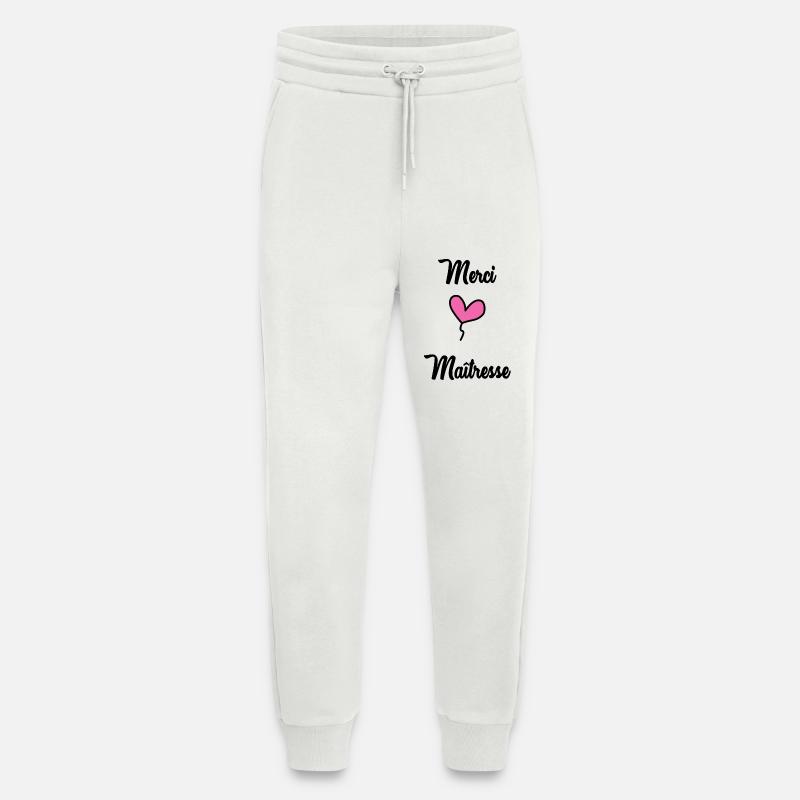 DANKE, HERRIN - Jogginghose - made by SPREAD - OFF WHITE