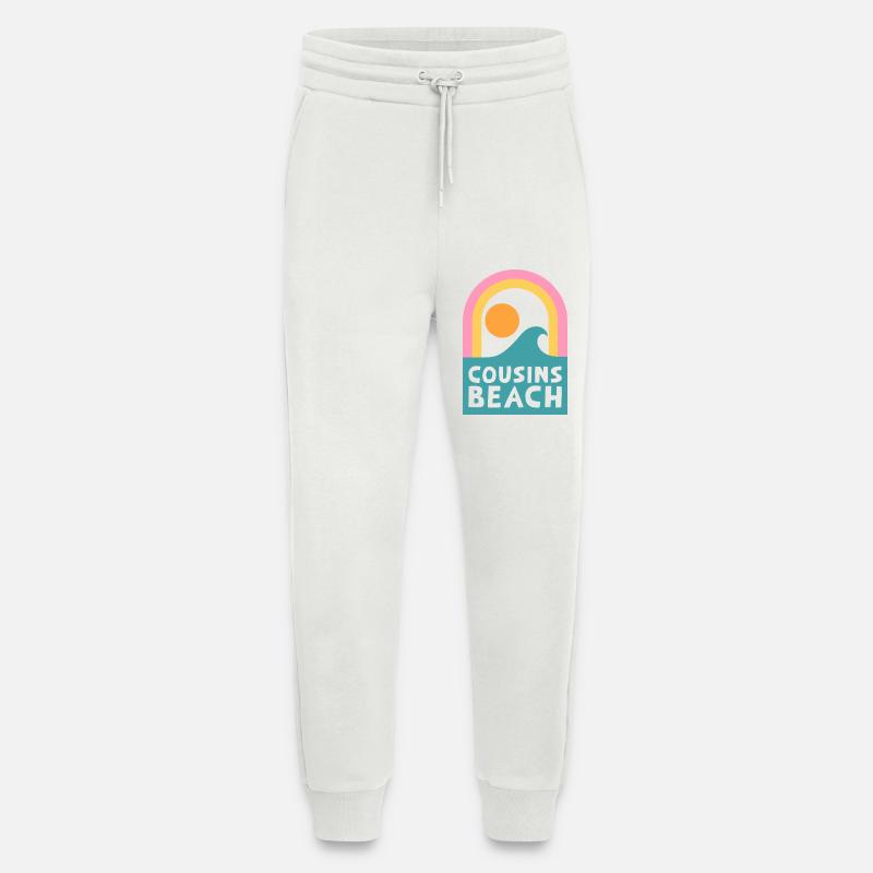 Cousins Beach – Retro Sunset Design - Jogginghose - made by SPREAD - OFF WHITE