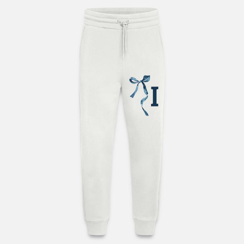 Monogram i gift idea - Jogging Pants - made by SPREAD  - OFF WHITE