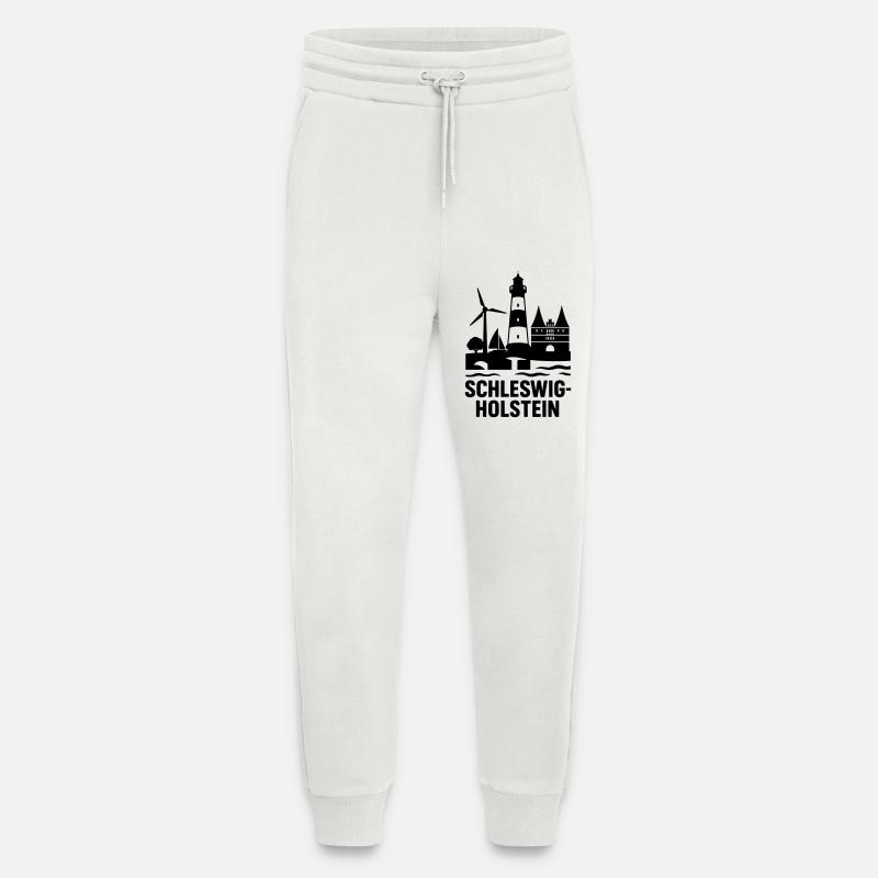 schleswig holstein wahrzeichen - Jogginghose - made by SPREAD - OFF WHITE