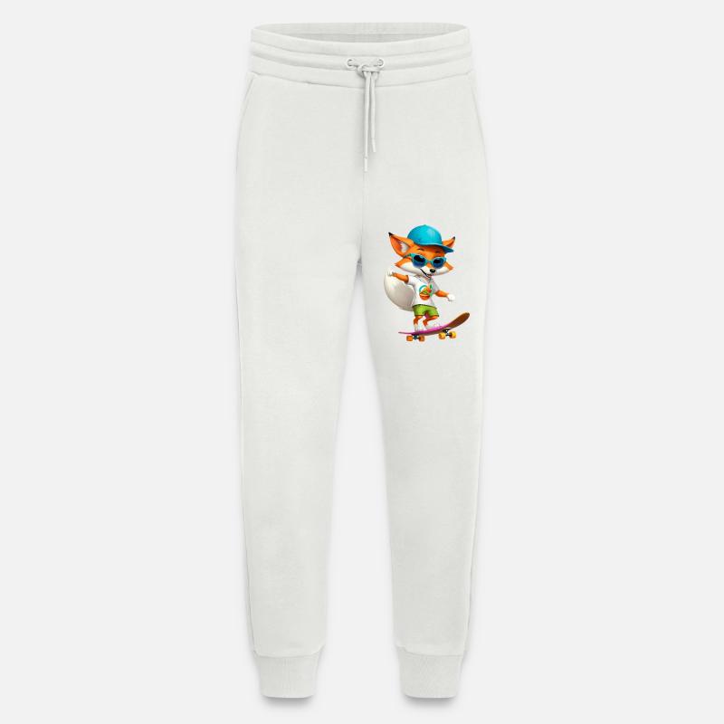 Fuchs Skateboarder Taco - Jogginghose - made by SPREAD - OFF WHITE