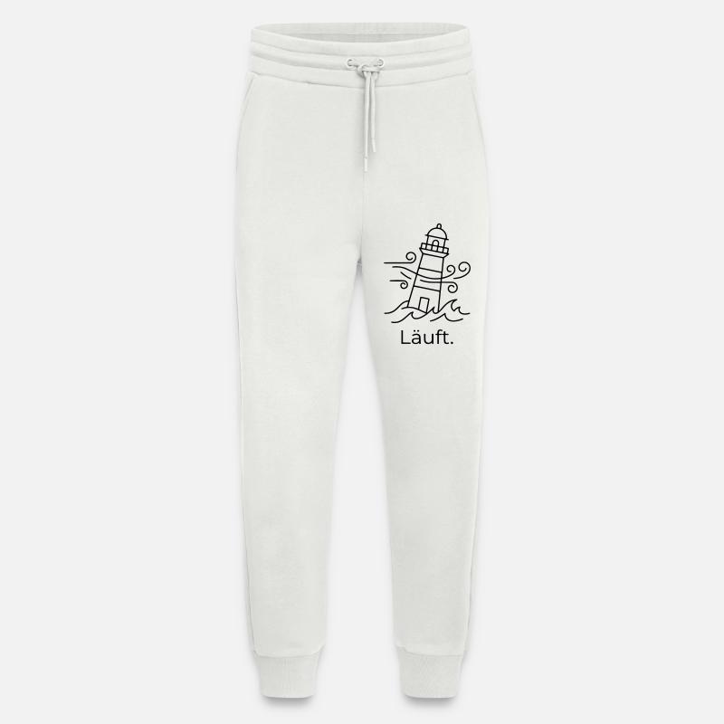 Läuft Leuchtturm - Jogginghose - made by SPREAD - OFF WHITE