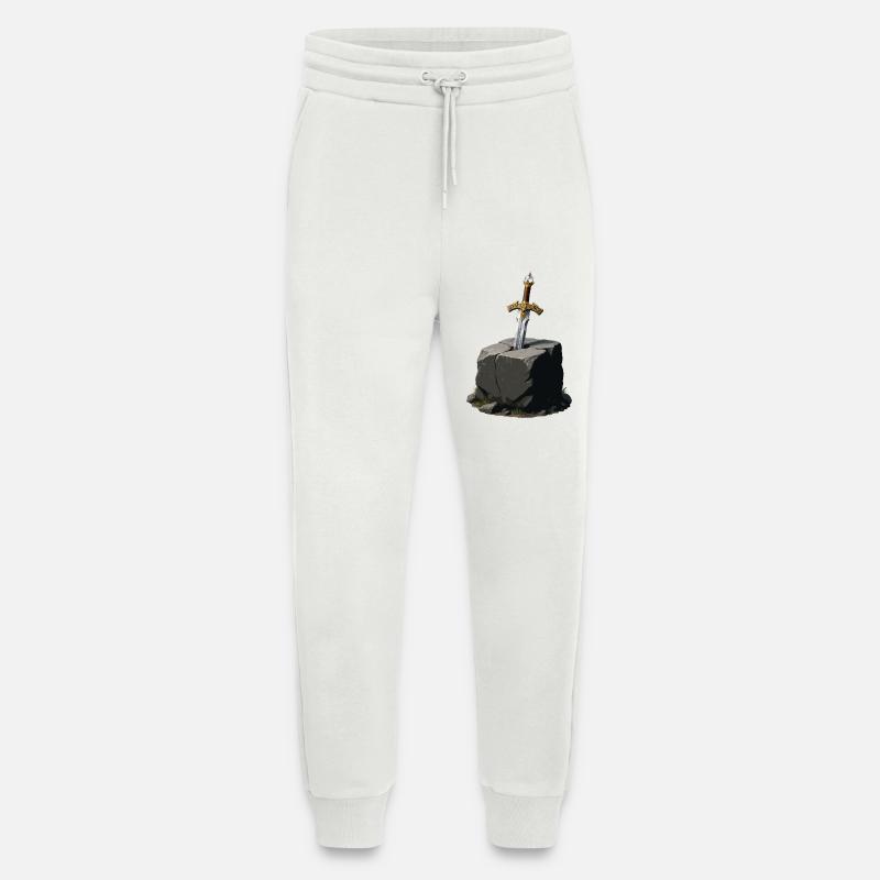 Schwert im Fels Excalibur - Jogginghose - made by SPREAD - OFF WHITE