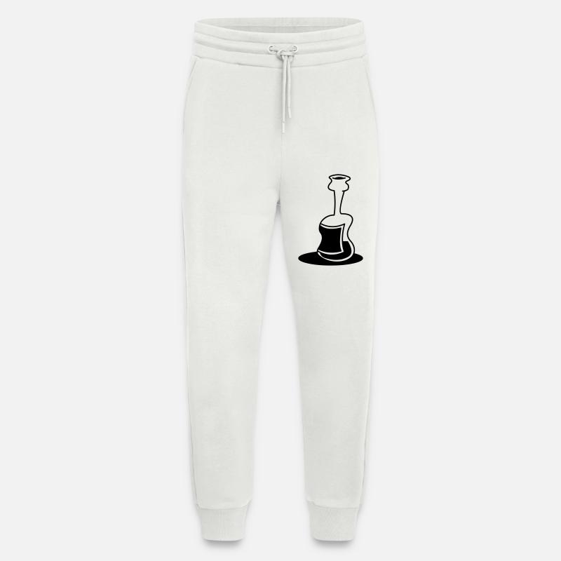 Half Full Bottle - Jogging Pants - made by SPREAD  - OFF WHITE
