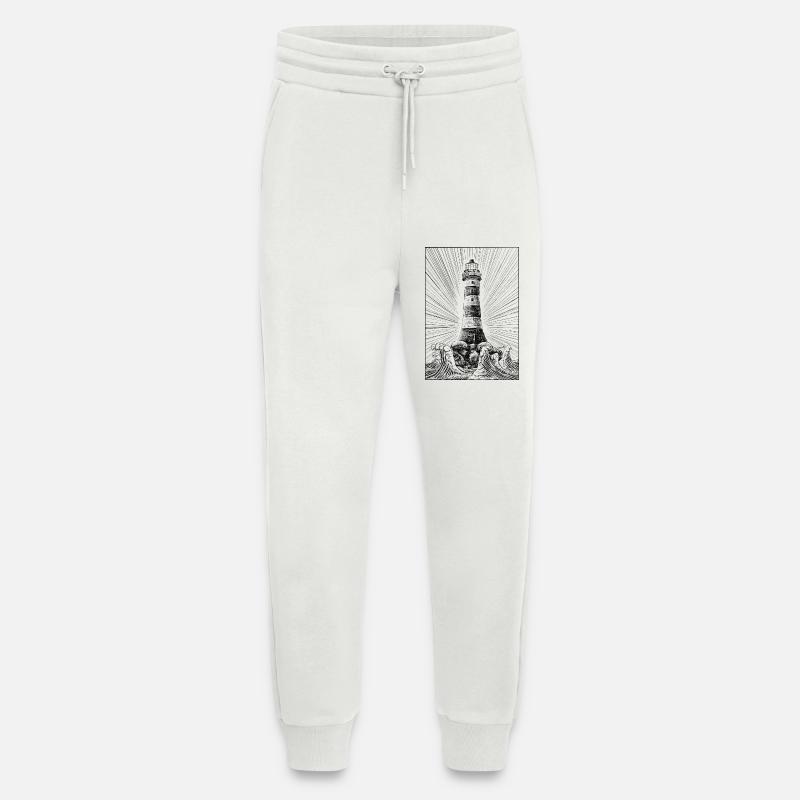 Lighthouse - Jogging Pants - made by SPREAD  - OFF WHITE