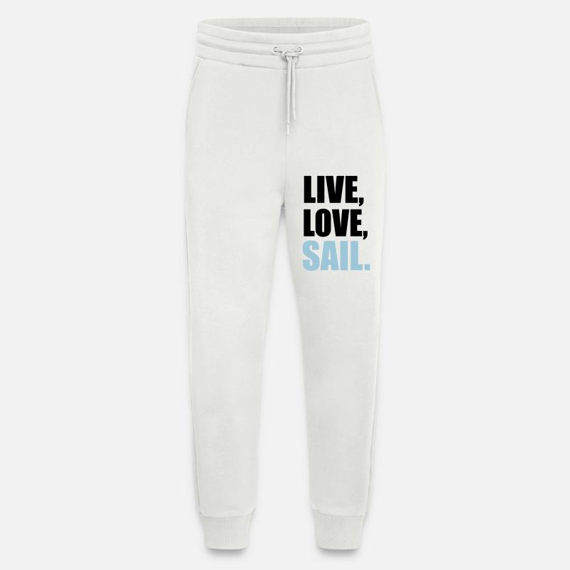 sailing - Jogging Pants - made by SPREAD  - OFF WHITE