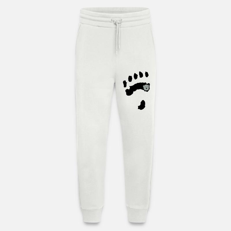 Eisbär + Tatze - Jogginghose - made by SPREAD - OFF WHITE