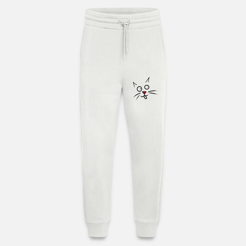 cat - Jogginghose - made by SPREAD - OFF WHITE