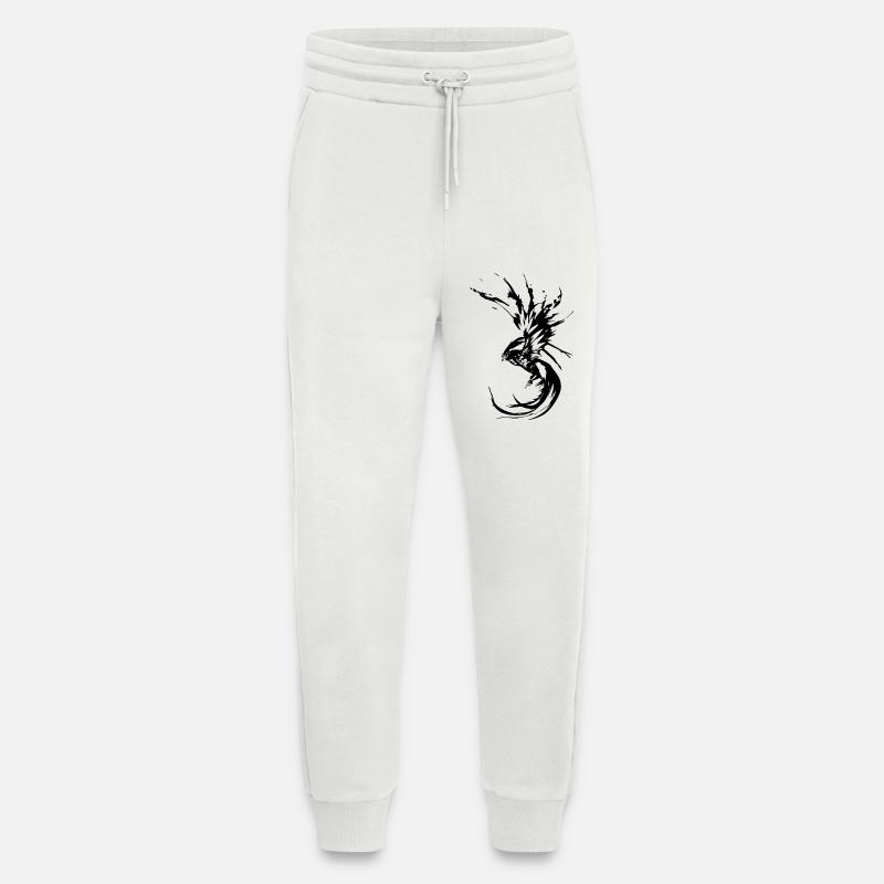 Phoenix Mythical Bird - Jogging Pants - made by SPREAD  - OFF WHITE