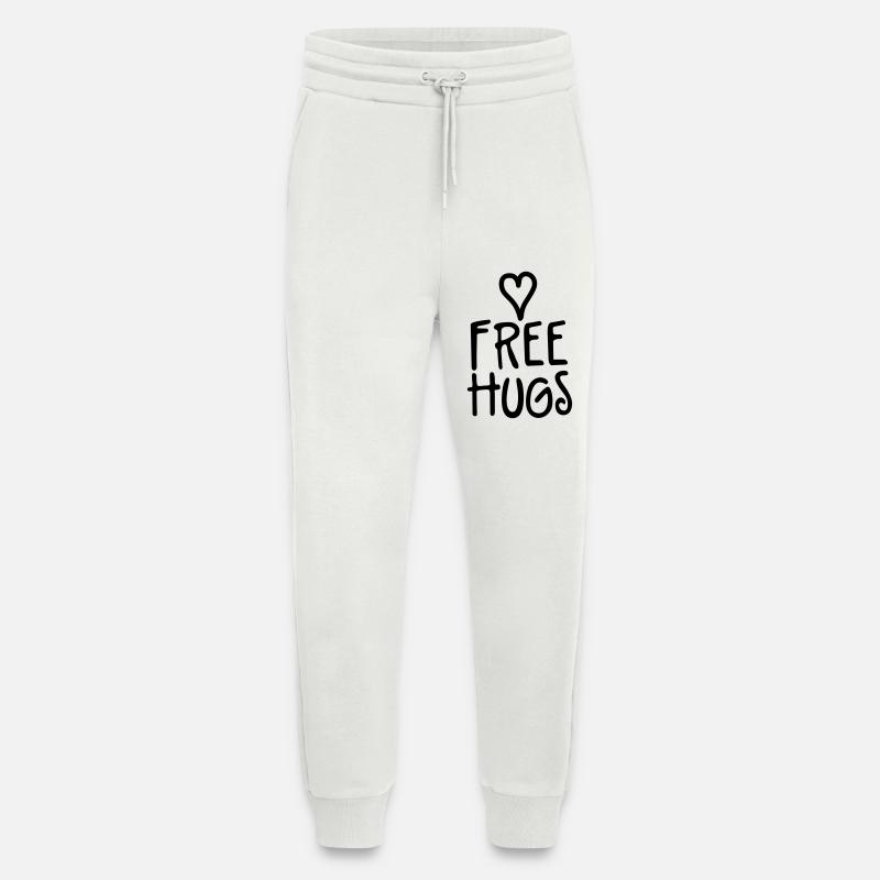 free hugs - Jogginghose - made by SPREAD - OFF WHITE