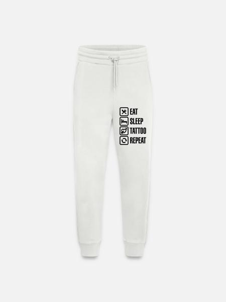 Eat - Sleep - Tattoo - Repeat - Jogging Pants - made by SPREAD - OFF WHITE