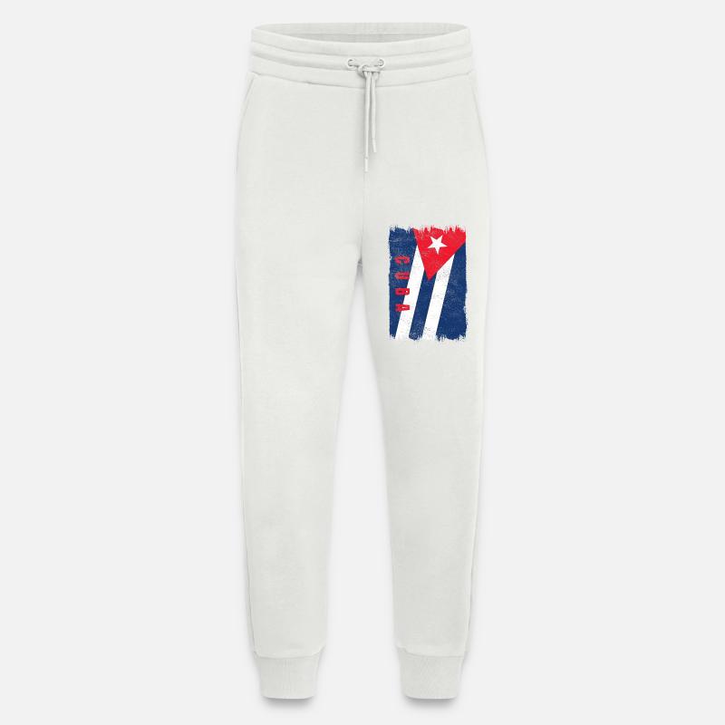 Kuba Flagge - Jogginghose - made by SPREAD - OFF WHITE