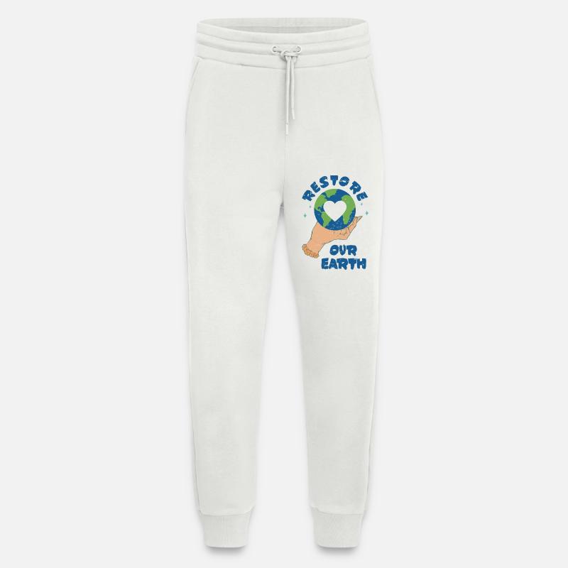 Die Erde Wiederherstellen - Jogginghose - made by SPREAD - OFF WHITE