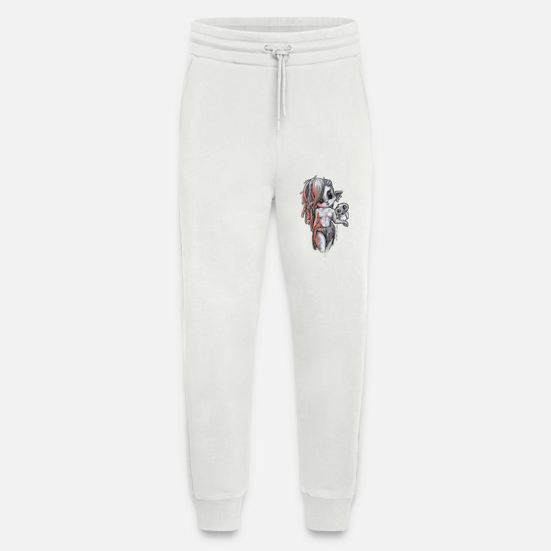 Nordisches wildes Mädchen - Jogginghose - made by SPREAD - OFF WHITE