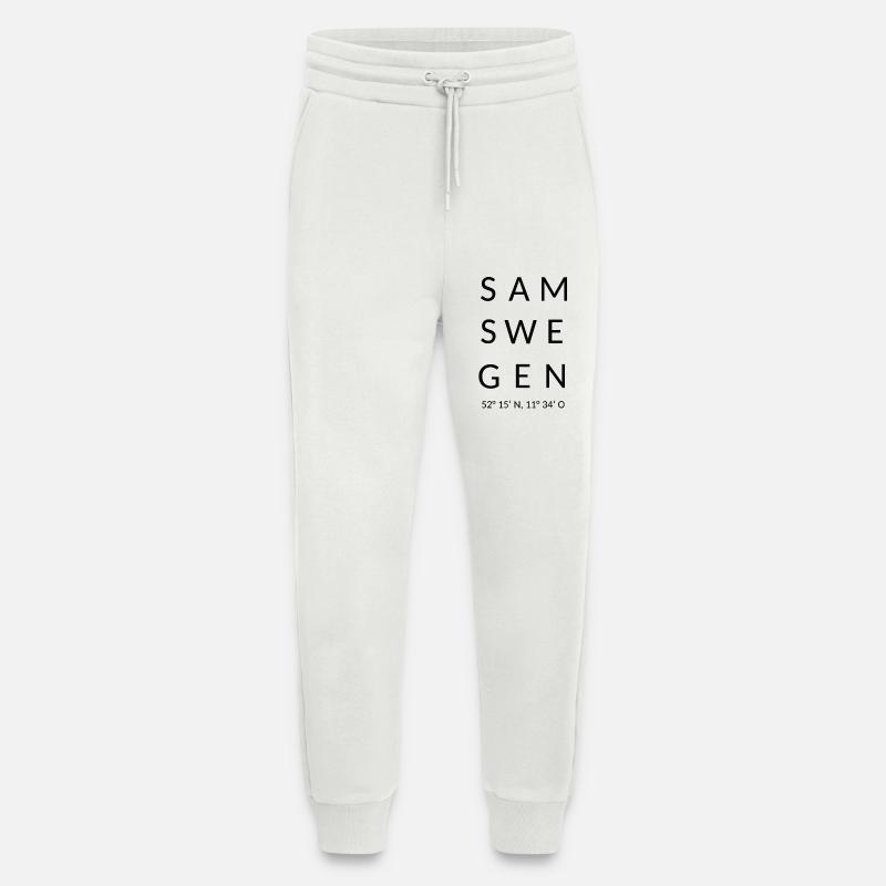 Samswegen black - Jogging Pants - made by SPREAD  - OFF WHITE