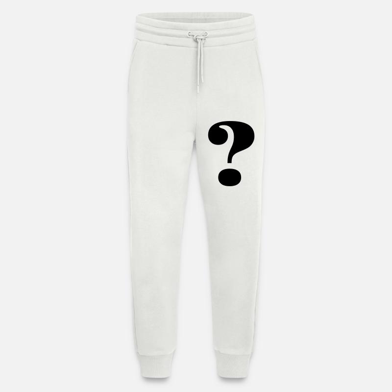 Großes Fragezeichen - Jogginghose - made by SPREAD - OFF WHITE