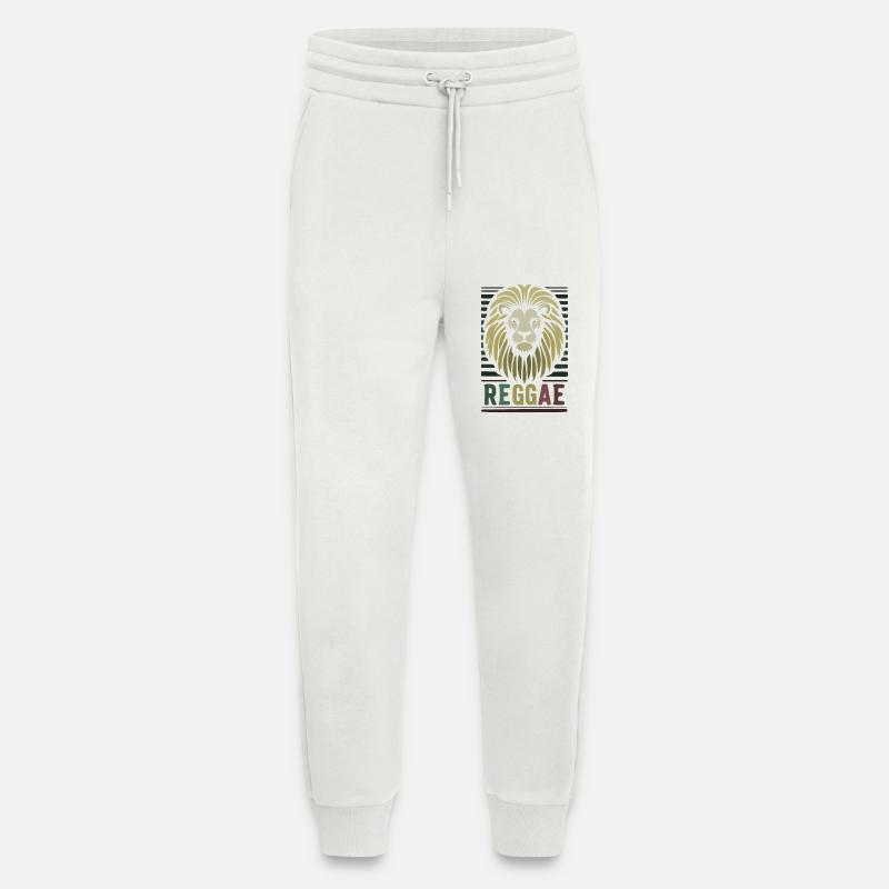 Reggae-Musik erobert den Löwen - Jogginghose - made by SPREAD - OFF WHITE