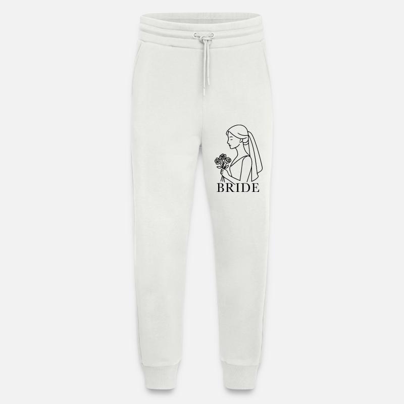 Illustration Bride - Jogginghose - made by SPREAD - OFF WHITE