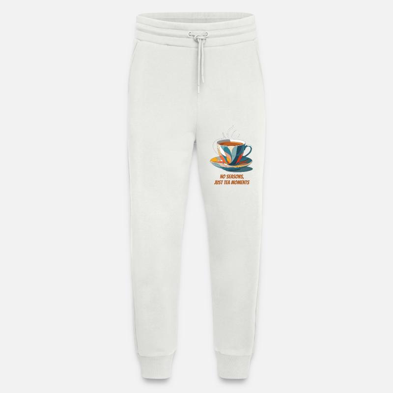 Bunte Teetasse mit Schriftzug - Jogginghose - made by SPREAD - OFF WHITE