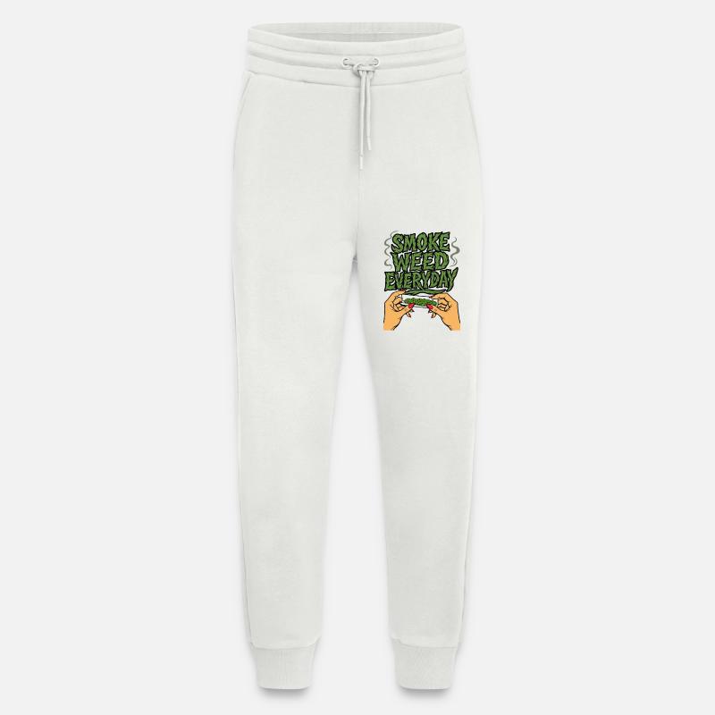 Everyday Smoke Funny Green Style - Jogginghose - made by SPREAD - OFF WHITE