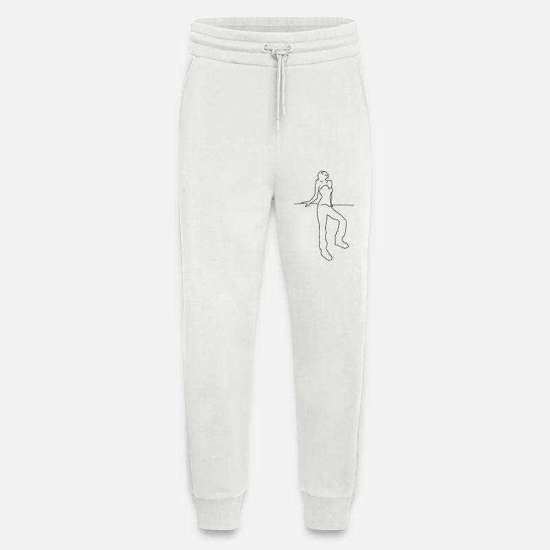 Lady - Jogging Pants - made by SPREAD  - OFF WHITE