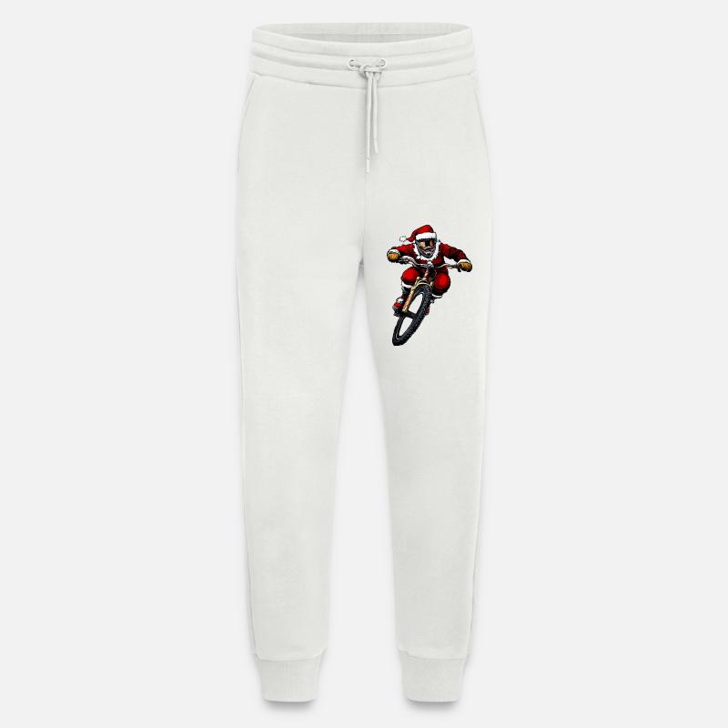Weihnachten Downhill Biker - Jogginghose - made by SPREAD - OFF WHITE