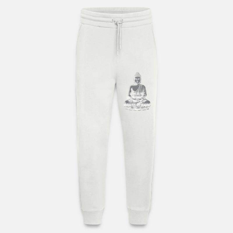 Buddha-Richtungswechsel-Erinnerung - Jogginghose - made by SPREAD - OFF WHITE