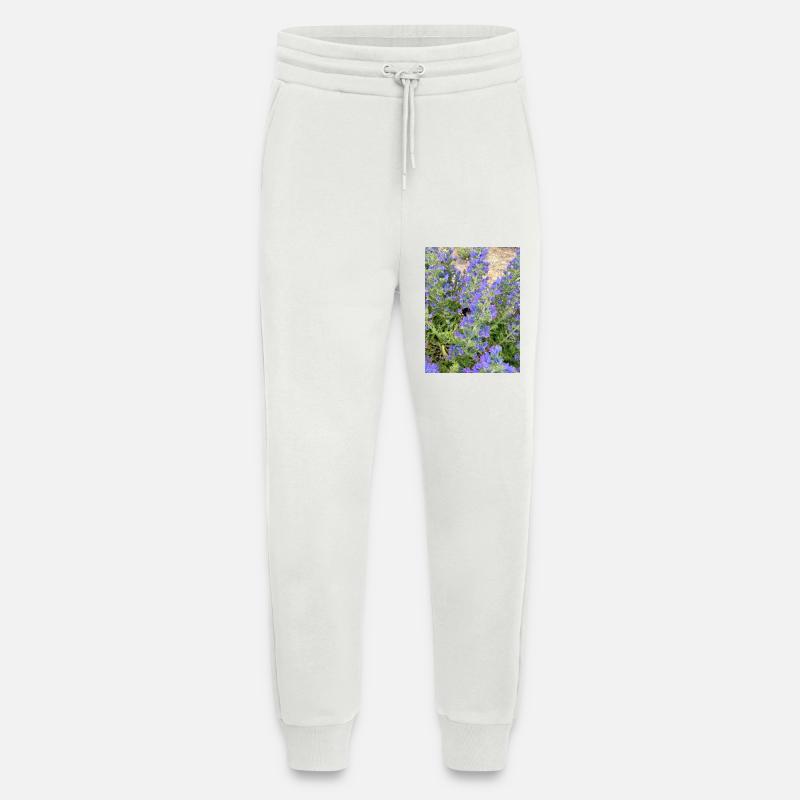 Lilac Blossoms Bee-Friendly Pattern - Jogging Pants - made by SPREAD  - OFF WHITE