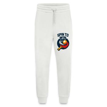 Dreh dich zum Sieg – Tischtennis - Jogginghose - made by SPREAD - OFF WHITE - Vorne