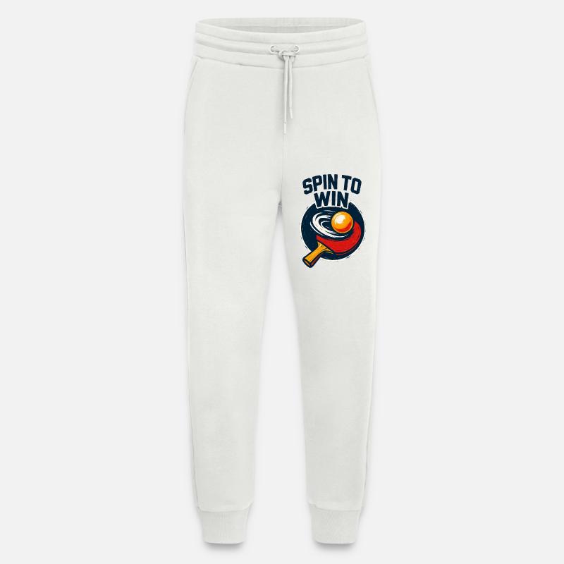 Spin to Win - Ping Pong - Jogging Pants - made by SPREAD  - OFF WHITE