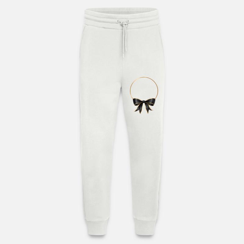 Arc Cercle Or Noir - Pantalon de jogging bio décontracté fabriqué en UE - OFF WHITE
