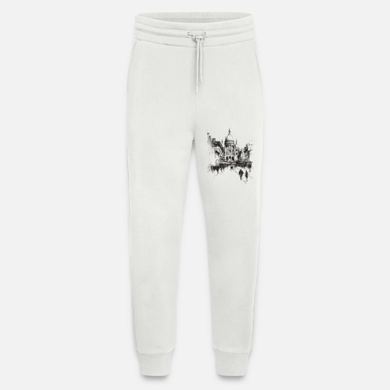 Stadtsilhouette mit Kuppel - Jogginghose - made by SPREAD - OFF WHITE