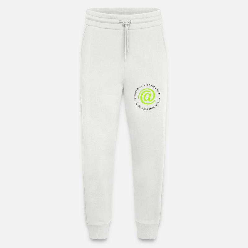 Neon @ Circle Logo Replication - Jogging Pants - made by SPREAD  - OFF WHITE