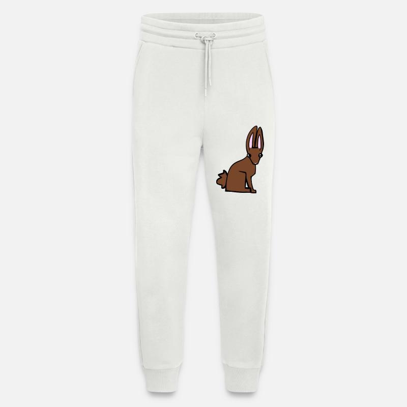 Brauner Hase - Jogginghose - made by SPREAD - OFF WHITE