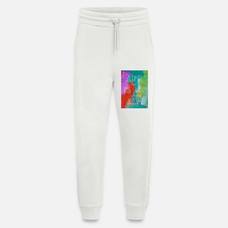 Art is my jam - Jogginghose - made by SPREAD - OFF WHITE